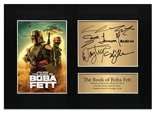 Image of Star Wars Autograph The Book of Boba Fett Signed A4 Printed Autograph Photo Memorabilia Reproduction Print Picture Display No88