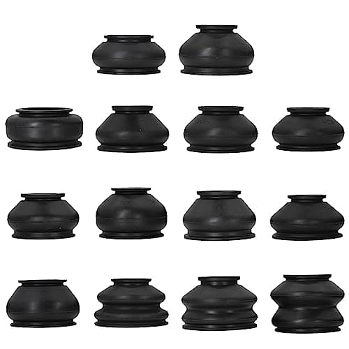 Image of Ball Joint Boot,14 Pcs Universal Multipack Ball Joint Rubber Dust Boot Covers Track Rod End Set Kit