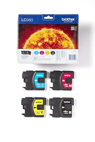 Image of Brother LC980 - Print cartridge - 1 x black, yellow, cyan, magenta