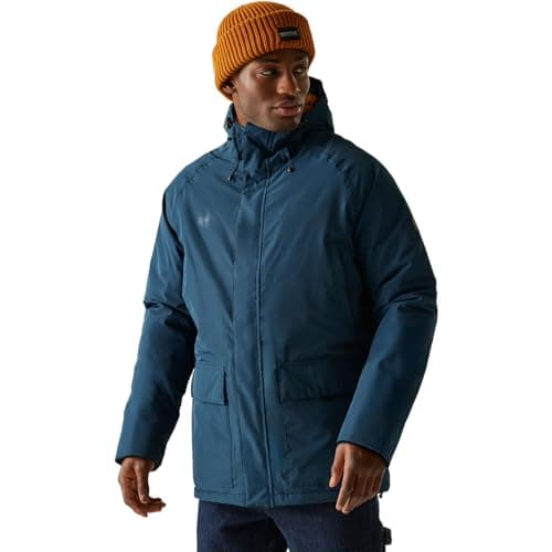 Image of Regatta Mens Savon Waterproof Jacket Breathable Insulated Padded Winter Coat
