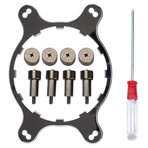 Image of Xiatiaosann AM4 AMD Mounting Bracket Cooler Water Series Kit, CPU Cooling Fan Bracket for Corsair Hydro H55 H75 H80I V2 H100i V2 H115i H90 H105, with Screwdriver
