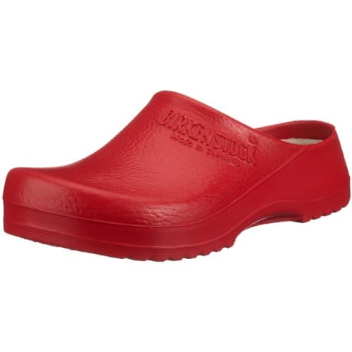 Image of Birkenstock Super Birki Fusion Clog, red, 45 EU