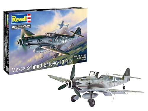 Image of Revell 03752 Messerschmitt Bf109G-10 Erla 1:32 Scale - Unbuilt/Unpainted Plastic Model Kit