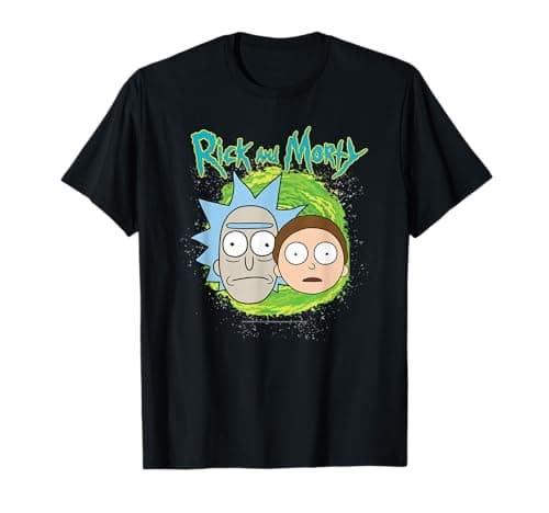 Image of Rick and Morty Floating Heads T-Shirt