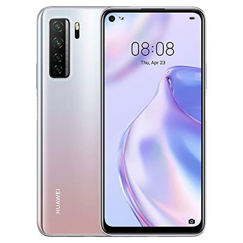 Image of HUAWEI P40 Lite 5G - 128 GB 6.5" Smartphone with Punch FullView Display, 64 MP AI Quad Camera, 4000 mAh Large Battery, 40W SuperCharge, 6 GB RAM, SIM-Free Android Mobile Phone, Dual SIM, Silver