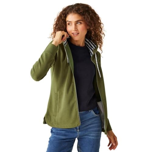Image of Regatta Womens Bayletta Full Zip Hoody Fleece, Fourleafclvr, 10 UK