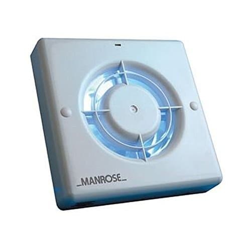 Image of 2 X Manrose XF100LV 12V Low Voltage Extractor Fan - 100mm/4" - Suitable for Wall or Ceiling Mounting