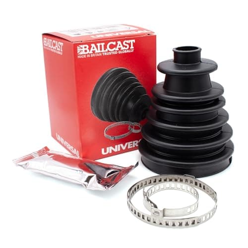 Image of Bailcast CVS18 Universal Split Constant Velocity Joint Gaiter Boot Replacement Kit, Black