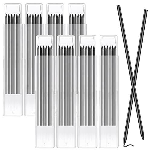 Image of 48Pcs Pencil Refills for Tracer/Pica Pencil, 2.8mm Solid Carpenters Pencil Refills Replacement, Deep Hole Marker, Waterproof Pencils Lead Refill for Woodwork Construction Building