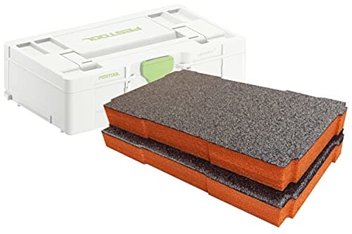 Image of Shadow Foam Systainer SYS3 L Foam Inserts [Twin Pack] Cut and Peel Foam Inserts for Festool and TANOS SYS3 L Systainers | Tool Organisation, Kaizen, 5s, Tool Storage & Storage Boxes (50mm, Orange)