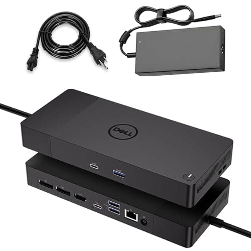Image of Dell WD19S Docking Station 180W WD19S Dell Dock Station Dual Monitor Support Performance Dock with 180W Power Adapter and 130W Power Delivery