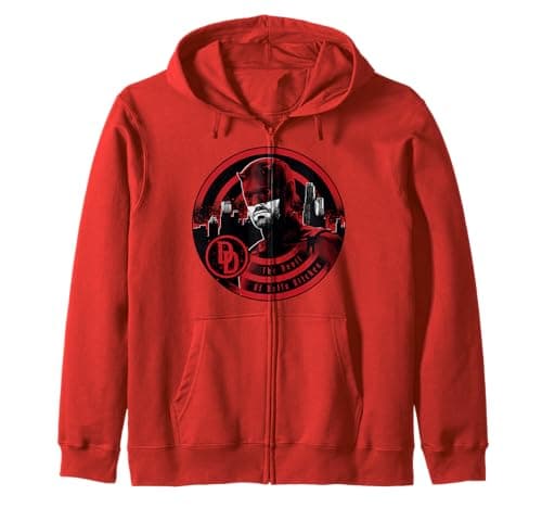 Image of Marvel Daredevil: Born Again The Devil of Hell’s Kitchen Zip Hoodie