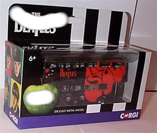 Image of Corgi Classic THE.BEATLE'S London Bus Rubber Soul Routemaster bus 1:64 scale diecast model