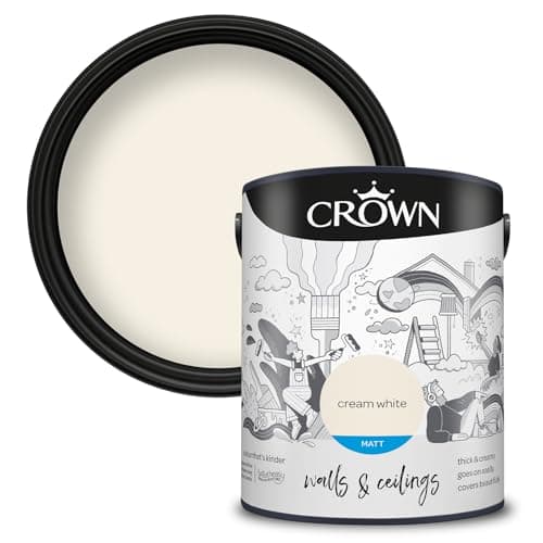 Image of Crown Retail Core Emulsion Matt Cream White 5 L