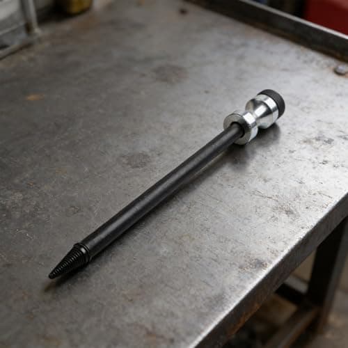 Image of Auratrove Injector Seal Puller with Slide Hammer, Cone Thread Tip Fuel Injector Copper Washer Removal Tool for Groove Design Grip