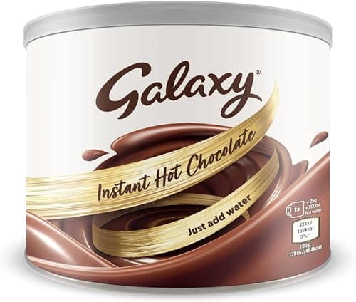 Image of Galaxy Instant Hot Chocolate | 1kg Galaxy Chocolate Powder | Add hot Water, best drinking chocolate bulk buy option for Home & Office (Pack of 1000g Tin) by Shop 4 Less