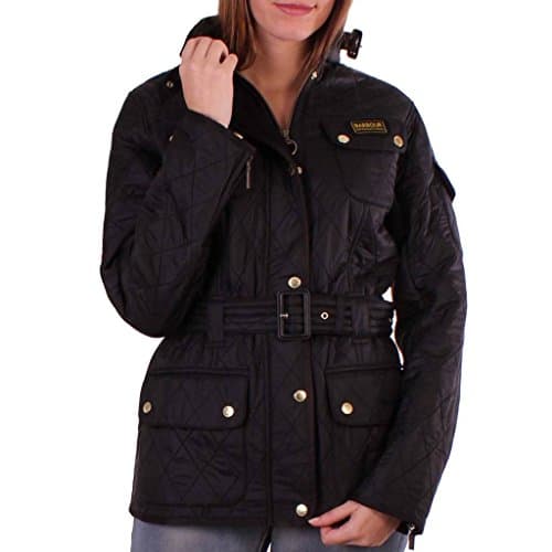 Image of Women's Barbour International Polarquilt Jacket - Black
