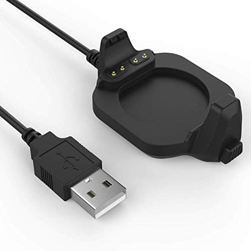 Image of MoKo Charger Dock Compatible with Garmin Forerunner 920XT, USB Data Sync Charge Cradle Dock with 1M Charging Cable for Forerunner 920XT Smart Watch, Black