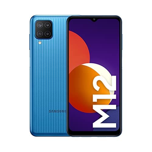 Image of Samsung Galaxy M12 64GB Light Blue [Amazon Exlcusive] (UK Version)