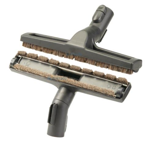 Image of Hard Floor Nozzle for Miele Series S8 - S 8000 (S8330 / S8340 / S8390 / ..) - Parquet Nozzle with Natural Bristles, Locking and Parquet Device from Microsafe®