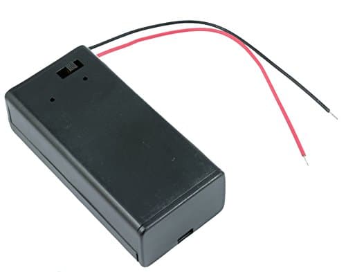 Image of PP3 9V Enclosed Battery Holder Box with Switch