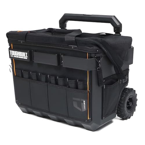Image of ToughBuilt - XXL Rolling Massive Mouth Tool Bag - Waterproof Base – Heavy Duty, Durable and Rugged - (TB-CT-61-22)