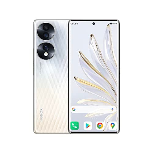 Image of HONOR 70 Mobile Phone 5G SIM Free Unlocked 8+128GB Smartphone with 54 MP Triple Rear Camera, 120Hz 6.67 Inch OLED Curved Screen, Android 12, 4800mAh (2 Year Warranty)