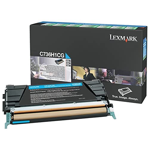 Image of Lexmark C736H1CG Laser Toner for C736 - Cyan