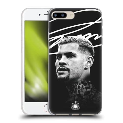 Image of Head Case Designs Officially Licensed Newcastle United FC Bruno Guimarães 2024/25 First Team Gel Case [Military Grade] Compatible with Apple iPhone 7 Plus/iPhone 8 Plus and Compatible with MagSafe