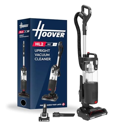 Image of Hoover Lift Portable HL2 Pets Upright Vacuum Cleaner - 850w Turbo Style with 2.5L Bin - Lightweight, High Performance with Anti Twist Hair Wrap and Pet tool [HL210PTT]