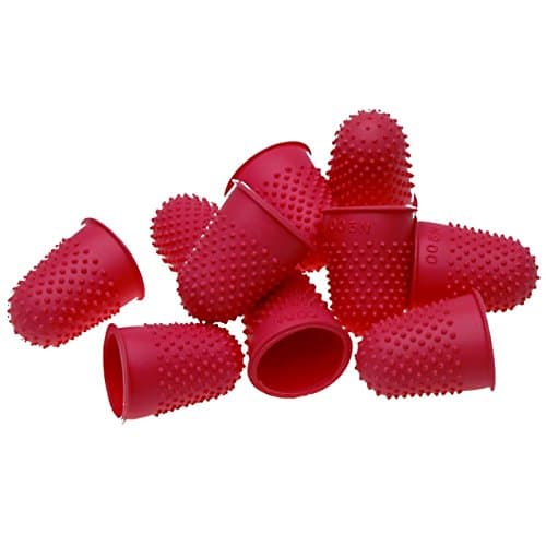 Image of SMCO Thimblettes - Finger Cones Pack of 12 Size 00 - Red