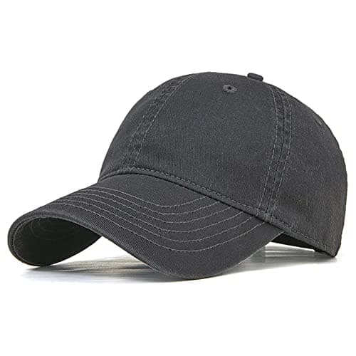 Image of I Kua Fly Baseball Cap Unisex Casual Outdoor Sports Hat Adjustable Baseball Cap for Men Women (Dark Grey)