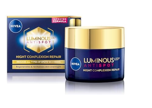 Image of NIVEA Luminous 630 Anti Dark-Spot Night Cream (50ml), Dark-Spot Correcting Night Face Cream, Revitalises Skin Complexion with Hyaluronic Acid