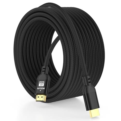 Image of Diyanisly 4K Long Hdmi Cable 10M Ultra, High Speed HDMI 2.0 Cable, Support 4K@60Hz, 3D ARC, Ethernet Audio Video Return HDMI Cord for Xbox PS4/PS5 Roku TV UHD TV Monitor Laptop PC etc (Braided,Black)