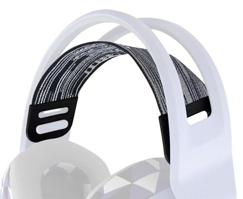 Image of SOULWIT Flexible Fabric Replacement Headband for Logitech G733/G535/G335 Gaming Headset, Headphones Replacement Band, Headstrap Head Cushion Pad Repair Part - Black