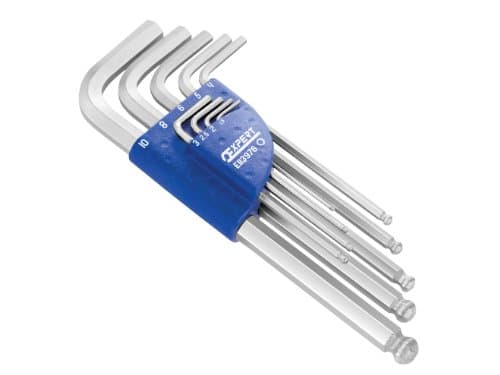 Image of Britool E113976B Hex Key Set Long Arm Ball End Metric, 1.5mm-10mm Length, 9 Pcs