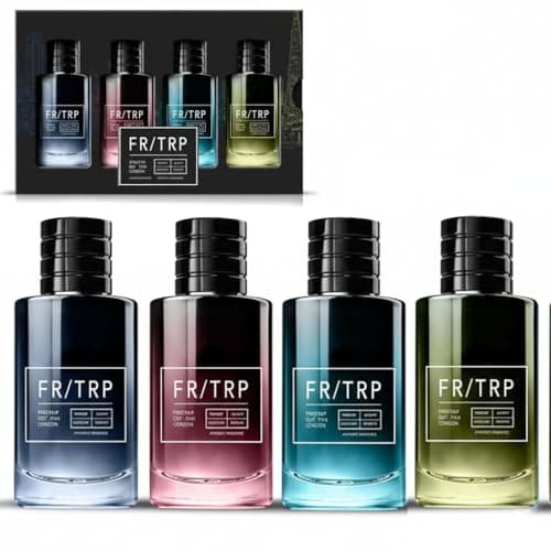 Image of Luxury Fragrance Discovery Gift Set for Men 4 x 30ml Eau De Toilette Fresh, Woody & Spicy Perfumes Premium Masculine Scents Collection Gift for Him, Everyday Wear & Special Occasions