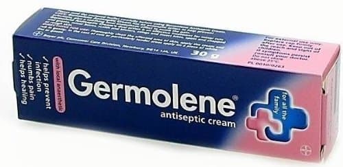 Image of Germolene Antiseptic Cream with Local Anaesthetic 30g – Dual Action Cream to Prevent Infection & Numb Pain – For Minor Cuts, Grazes, Burns, Stings & Skin Irritation
