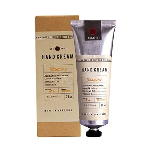 Image of Fikkerts Fruits Of Nature Jasmine Soothing and Hydrating Hand Cream (75ml/2.54floz) with Lively, Sweet Floral Tones, Vegan Plant Based