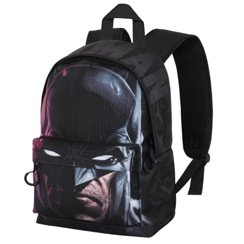 Image of Karactermania Batman Face-Small Fan HS Backpack, Black, 25 x 35 cm, Capacity 12 L