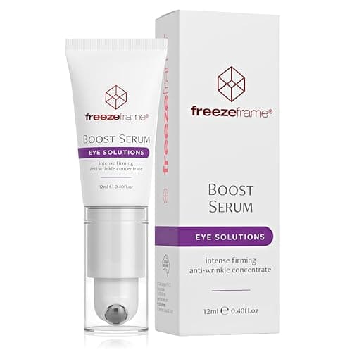 Image of freezeframe - Boost Serum, Clinical Eye & Facial Serum and Anti Wrinkle Serum, Multi-active Treatment to Firm, Lift and Plump Skin with Powerful Volumising Peptides and Hyaluronic Acid (12ml)