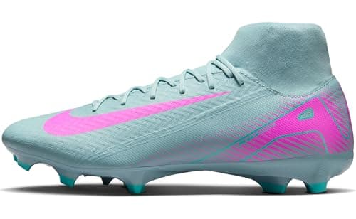 Image of Nike Men's Zoom Superfly 10 Academy FG/MG Football Shoe, Ocean Cube/Pink Blast, 10