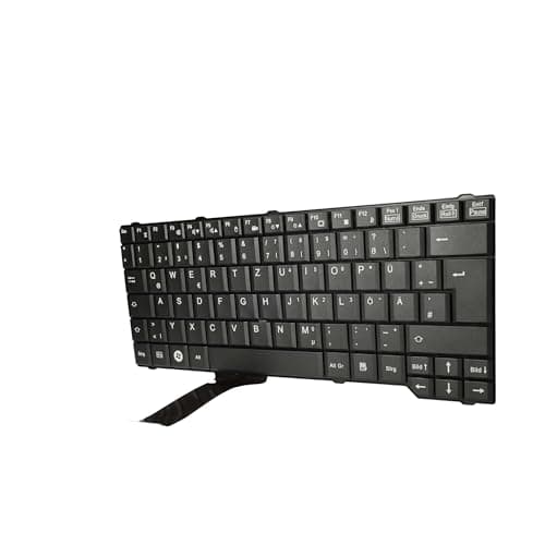 Image of vhbw Keyboard QWERTZ compatible with Fujitsu-Siemens Esprimo Mobile X9510, M9415, M9410, V6505, D9510, V6535, V6515, V6545 Notebook Computer - Black