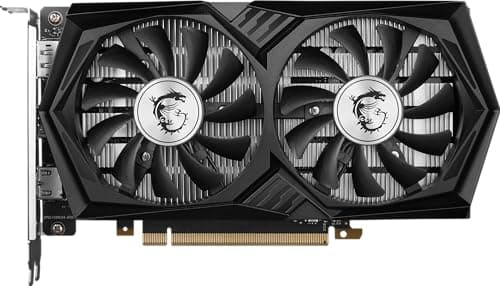 Image of MSI Gaming RTX 3050 Gaming X 6G Graphics Card (NVIDIA RTX 3050, 96-Bit, Boost Clock: 1507 MHz, 6GB GDDR6 14 Gbps, HDMI/DP, Ampere Architecture)