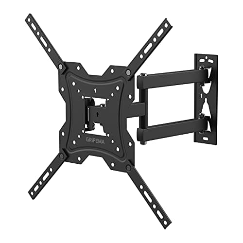 Image of GRIFEMA GB1004 Swivel TV Wall Bracket for 26-55 inch, up to 30KG, Tilt Extendable TV Wall Mount for Flat & Curved Screen, Max Vesa 400X400MM