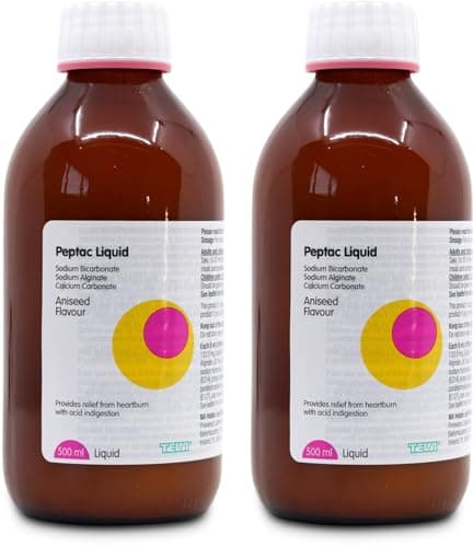 Image of 2 X Peptac Aniseed Liquid x 500ml | Heartburn Reflux