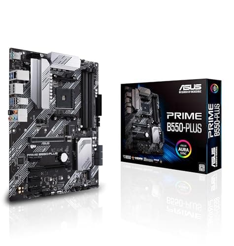Image of ASUS PRIME B550-PLUS - Motherboard - ATX - Socket AM4 - AMD B550 Chipset - USB-C Gen2, USB 3.2 Gen 1, USB 3.2 Gen 2 - Gigabit LAN