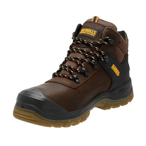 Image of DEWALT Men's North Dakota, Steel Safety Toe Work Boot, Brown, UK6 (EU40)