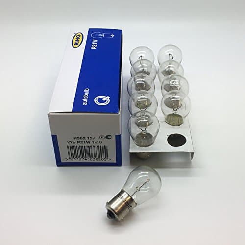 Image of 10 x Ring R382 P21W BA15S Bulb 382 12v 21w - Brake Tail Indicator Reverse Fog