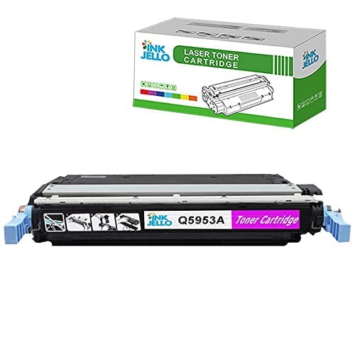 Image of InkJello Remanufactured Toner Cartridge Replacement for HP Colour LaserJet 4700 4700dn 4700dtn 4700n 4700ph+ Q5953A (Magenta)